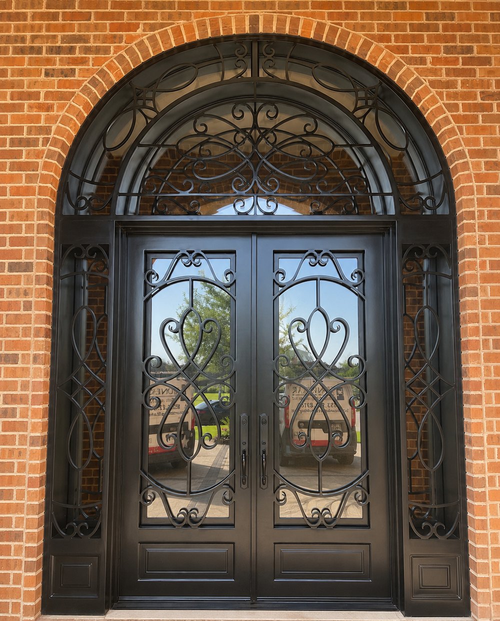Wrought Iron & Metal Doors — Houston, TX door refinishing & restoration